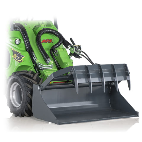 Avant loader attachments - Grapple bucket