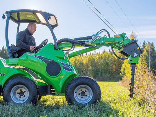 Avant® front loaders - auger UK Avant sales