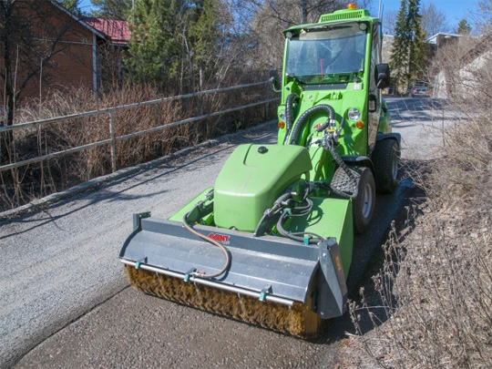 Avant® front loaders - bucket broom UK Avant sales