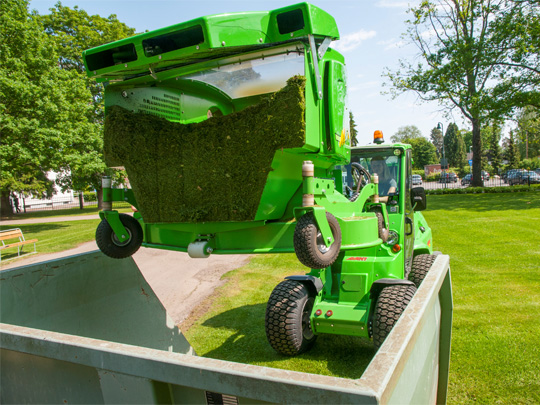 Avant® front loaders - collecting lawnmower 1200 UK Avant sales