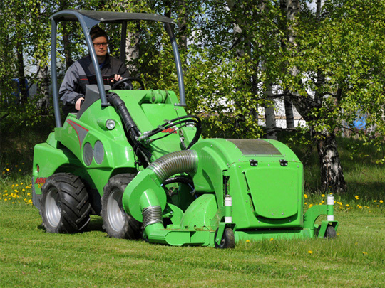 Avant® front loaders - collecting lawnmower 1200 UK Avant sales