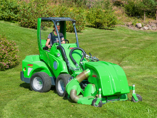 Avant® front loaders - collecting lawnmower 1500 UK Avant sales