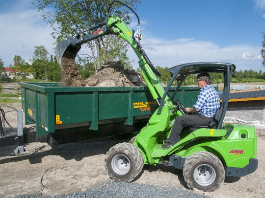 Avant® front loaders - mini digger UK Avant sales