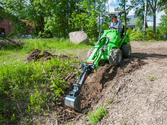 Avant® front loaders - mini digger UK Avant sales