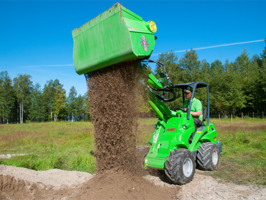 Avant® front loaders - screening bucket UK Avant sales