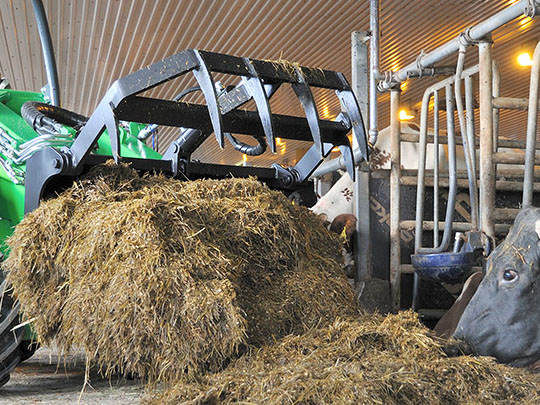 Avant® front loaders - silage fork UK Avant sales