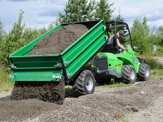 Avant® front loaders - tipping trailers UK Avant sales